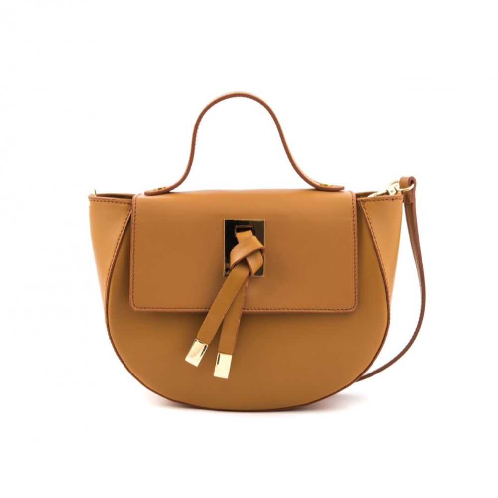 *NWT* Camelia Roma Leather Shoulder Bag